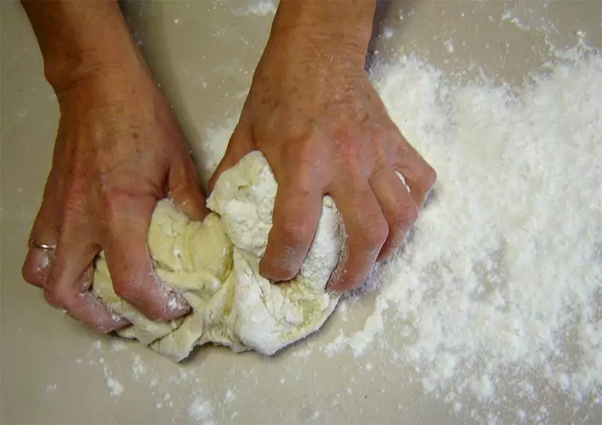 Amasado de la pasta