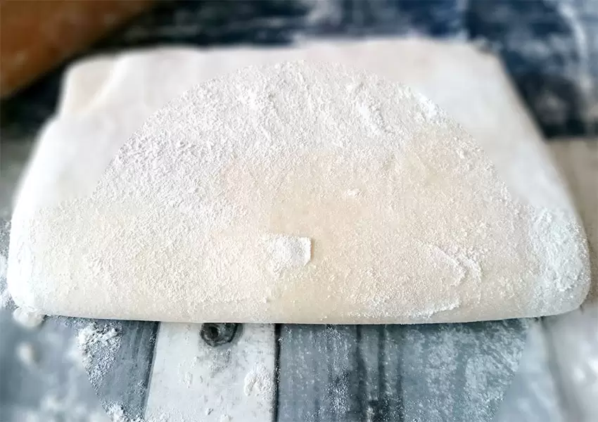 Masa de hojaldre fría