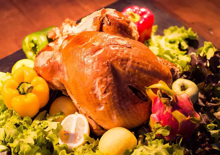 Receta de pollo al horno