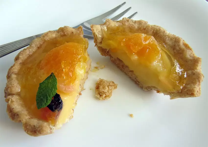 Tartaletas con crema pastelera