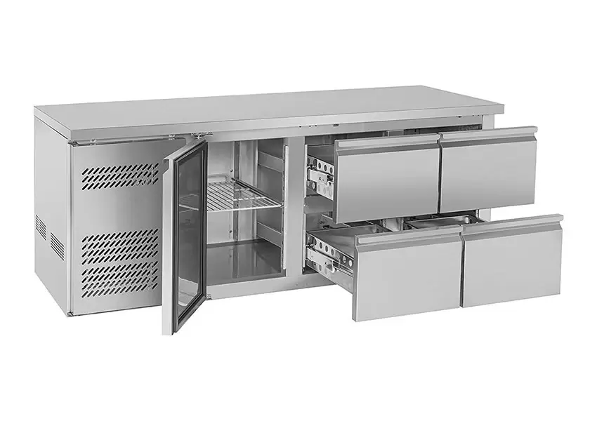 Almacenamientos refrigerado para pizzas