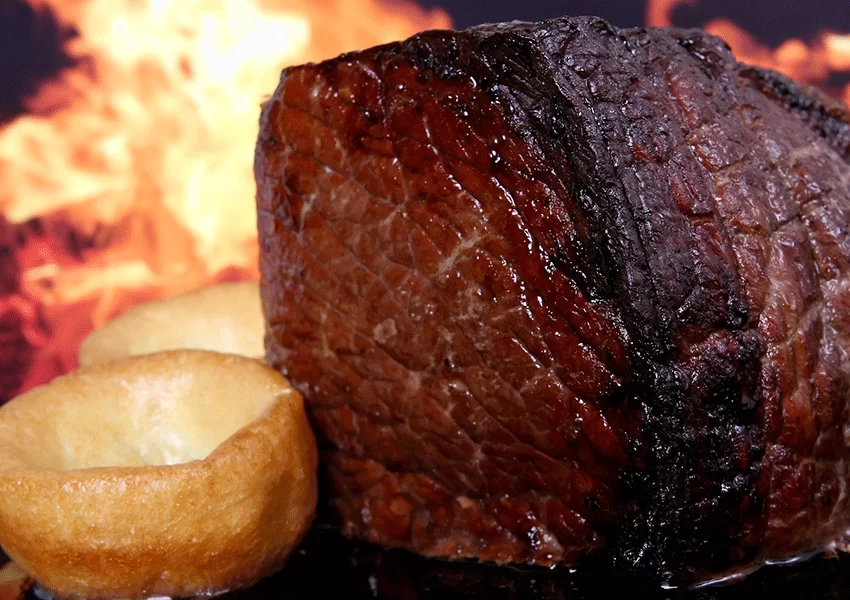 Asado de roast beef