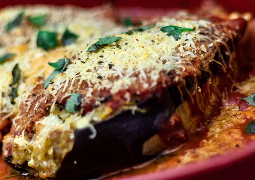 Berenjenas rellenas de carne