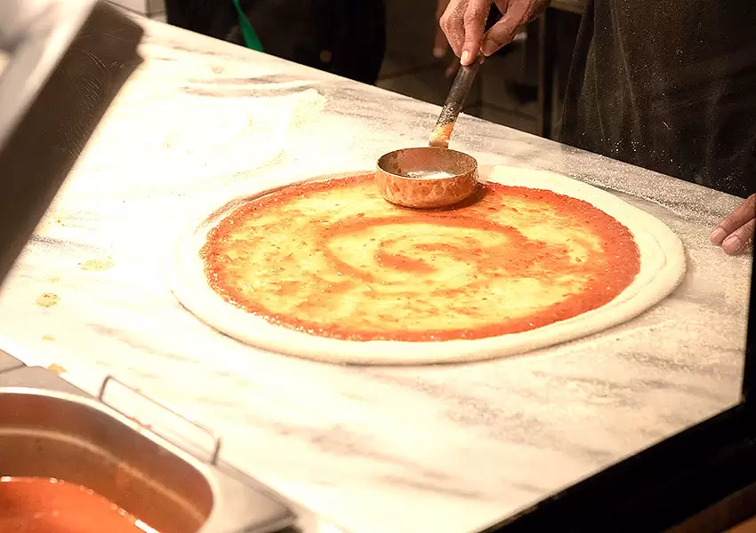 Mesas de pizzas