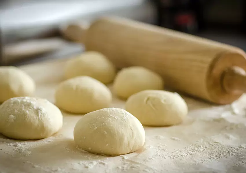 Superficie de mesas de pizzas