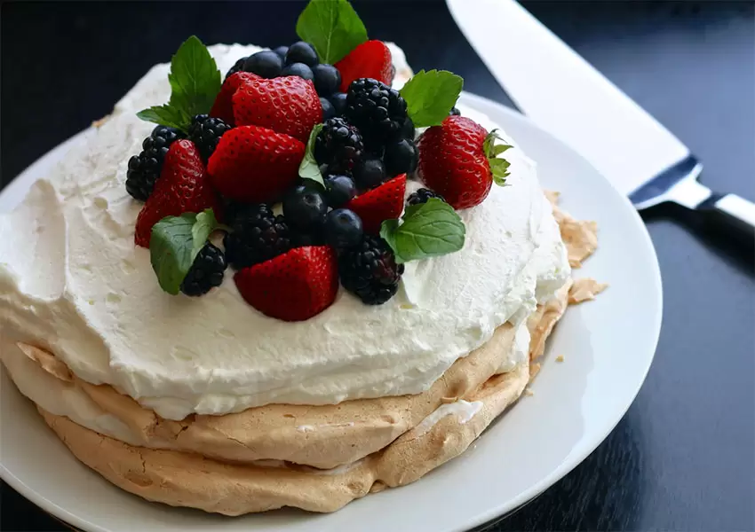 Tarta pavlova receta