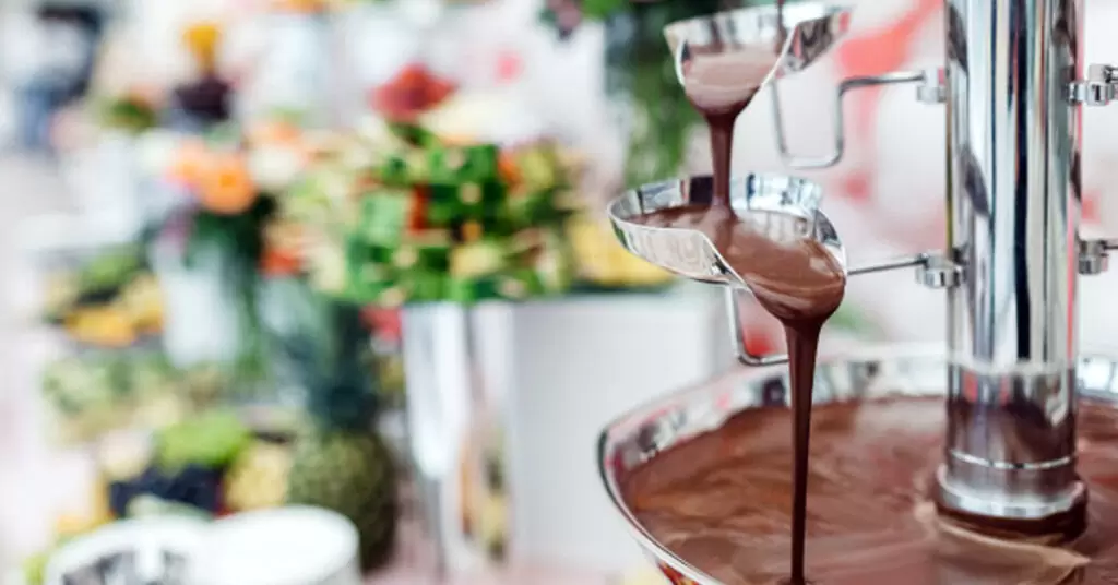 Tips de uso de la fuente de chocolate