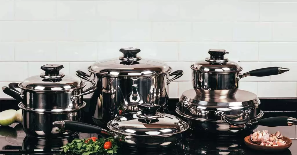 Batería de cocina acero inoxidable quirúrgico