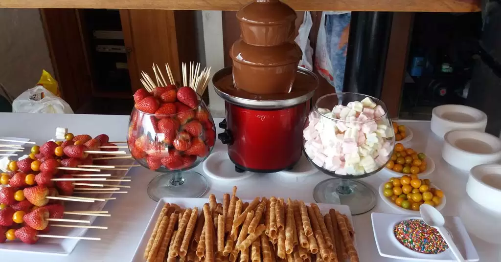 fuentes de chocolate para hosteleria