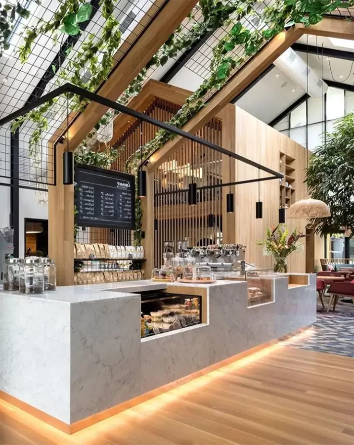 cafetería moderna
