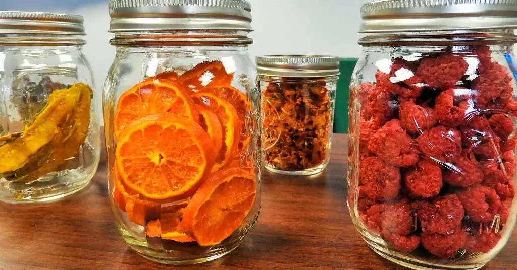 Como almacenar alimentos deshidratados